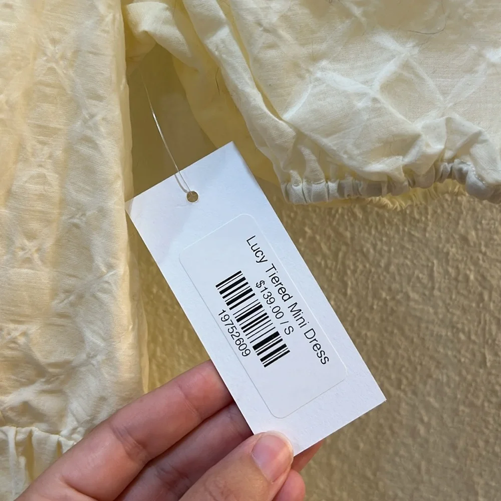 NWT Bardot Lucy Puff Sleeve Mini Dress 4 - Picture 9 of 16